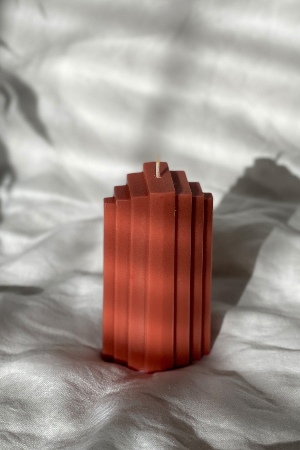 Pyramid Sculpted Candle