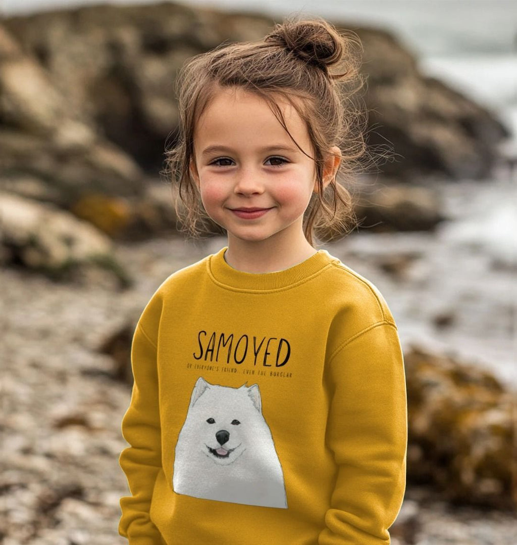 Samoyed Kids Sweatshirt: Fluffy, Friendly, and Ready for Adventure!