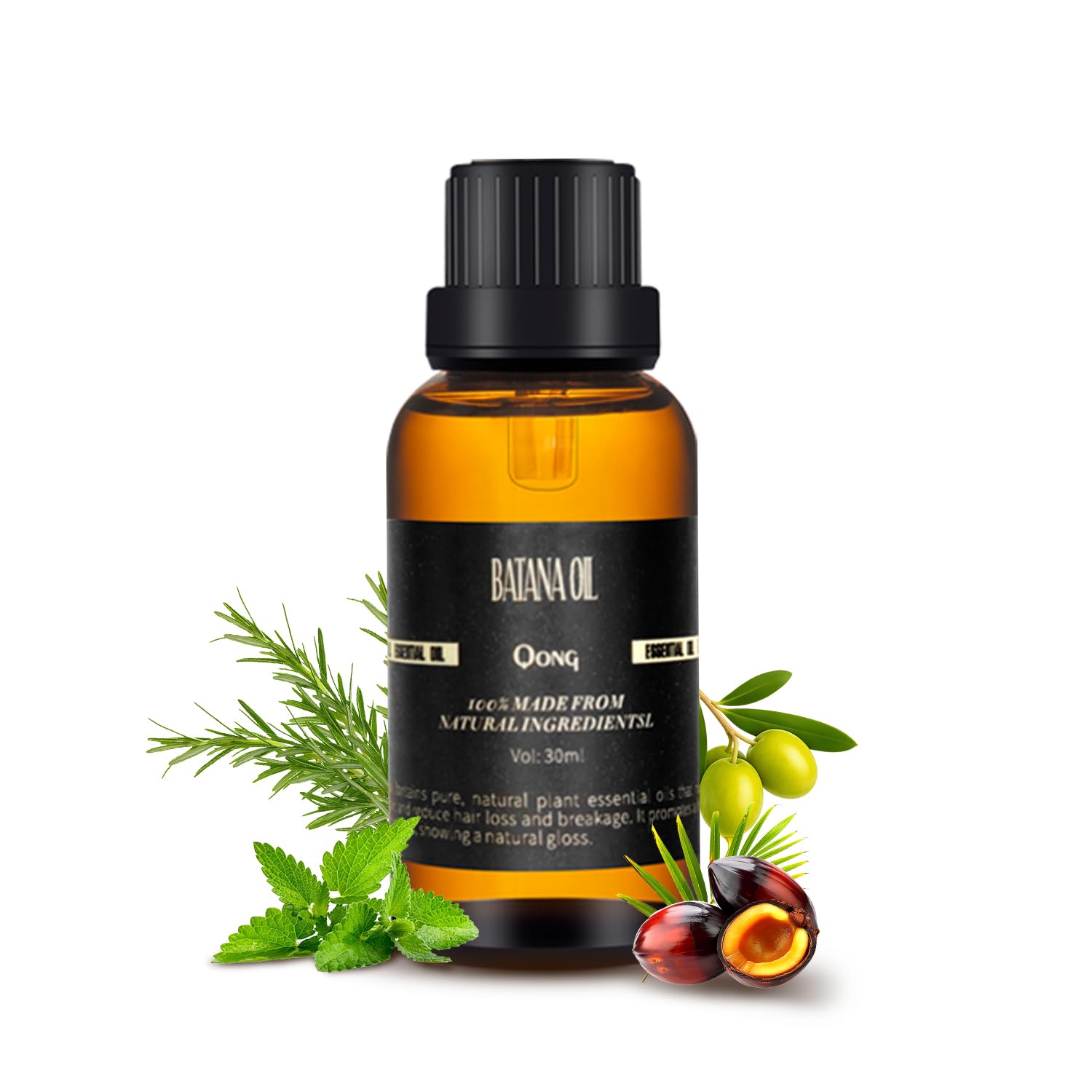 QONG Batana Oil Blend – Hair Growth & Sleep Essential Oil, Scalp Care | 30ml