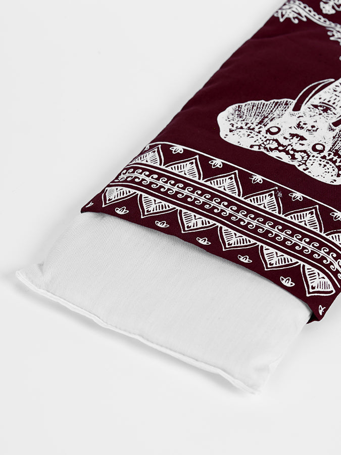 Yoga Studio GOTS Organic Cotton Lavender Scented & Unscented Linseed Aztec Elephant Eye Pillows
