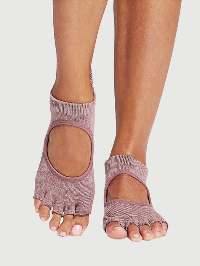 Half Toe Bellarina Women's Yoga Grip Socks