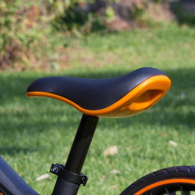 elegant spanish-made toddler balance bike with a sleek frame and anti-puncture wheels