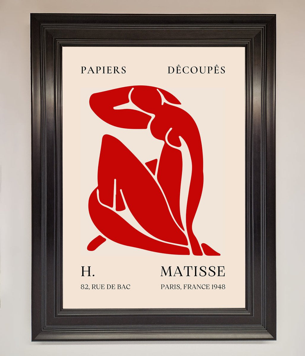 Red Matisse Man Framed Print