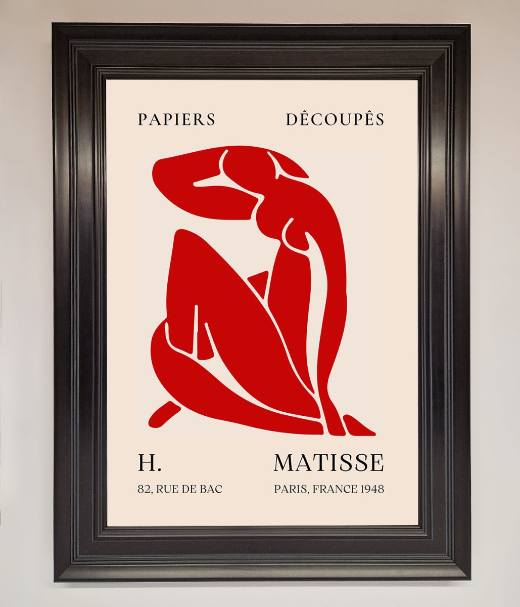 Red Matisse Man Framed Print