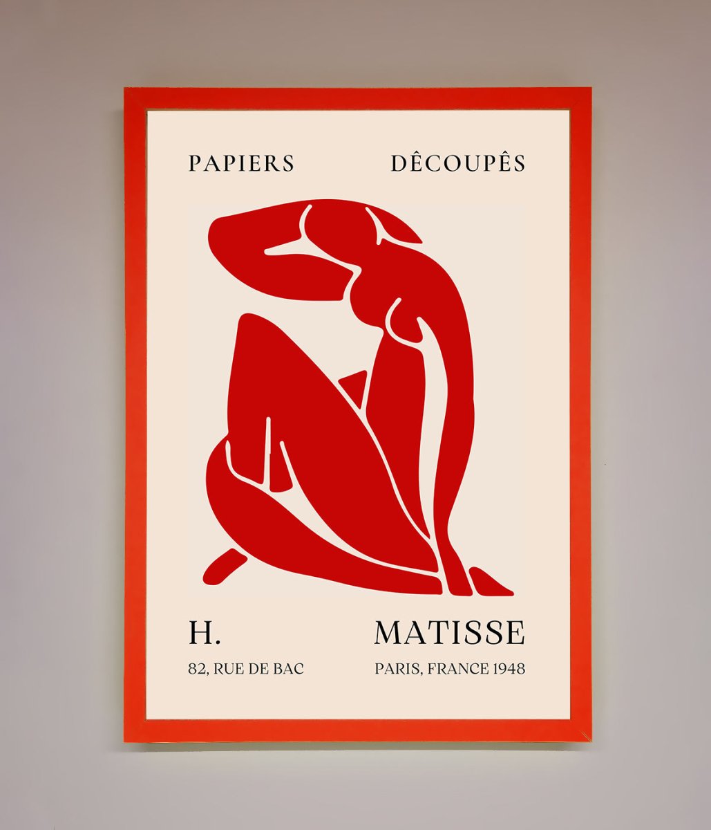Red Matisse Man Framed Print