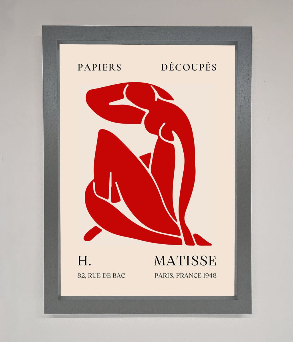 Red Matisse Man Framed Print