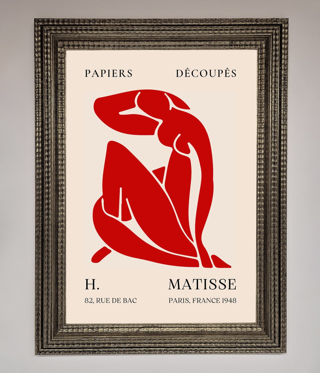 Red Matisse Man Framed Print