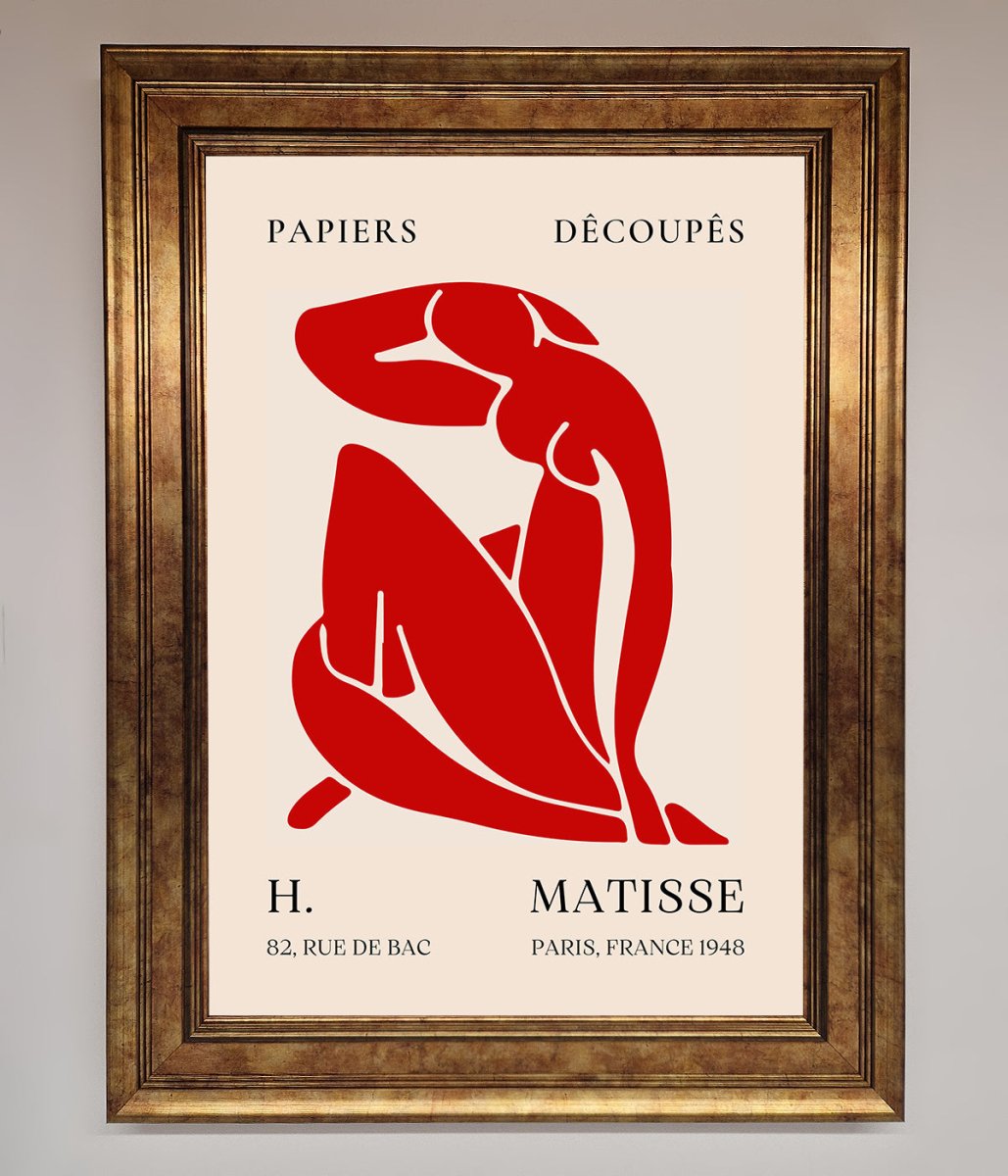 Red Matisse Man Framed Print