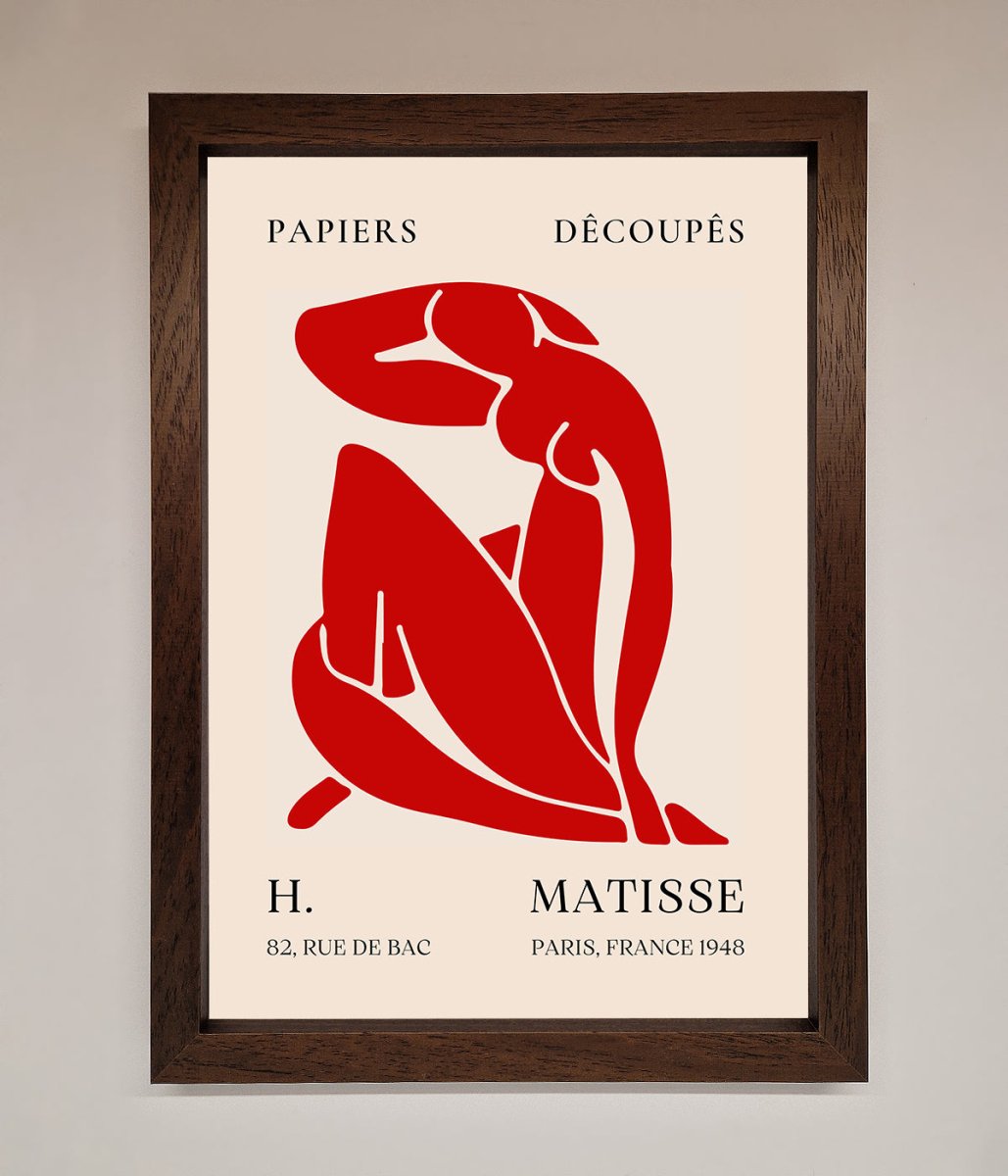 Red Matisse Man Framed Print
