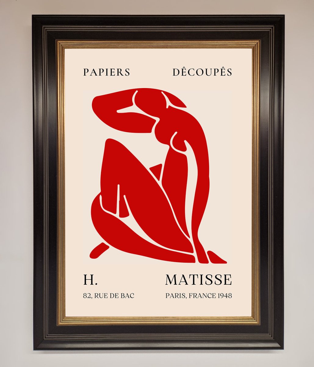 Red Matisse Man Framed Print