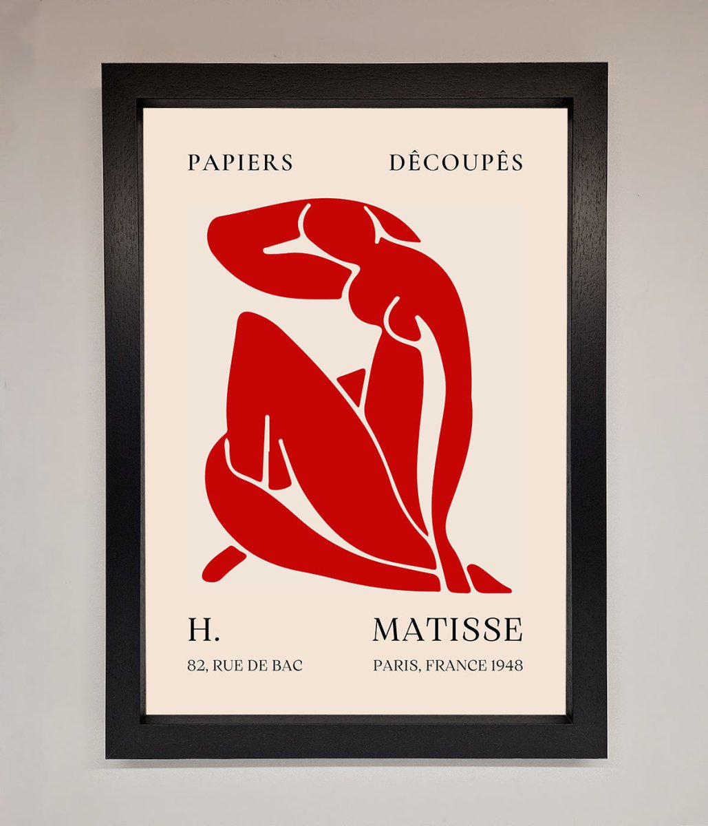 Red Matisse Man Framed Print