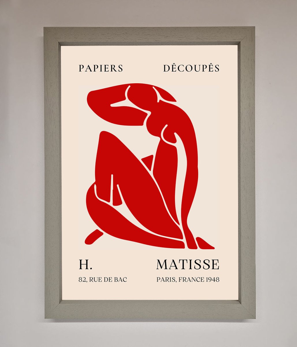 Red Matisse Man Framed Print