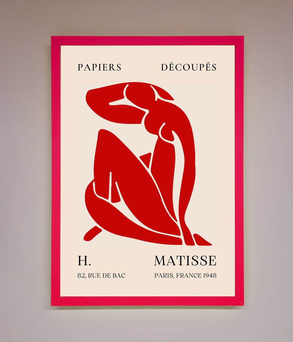 Red Matisse Man Framed Print