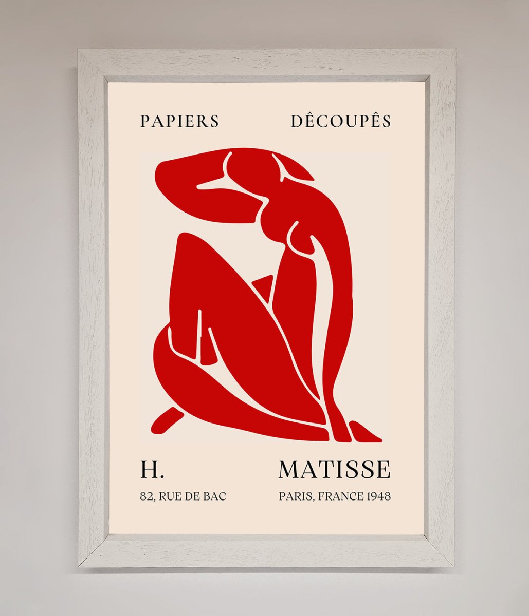 Red Matisse Man Framed Print