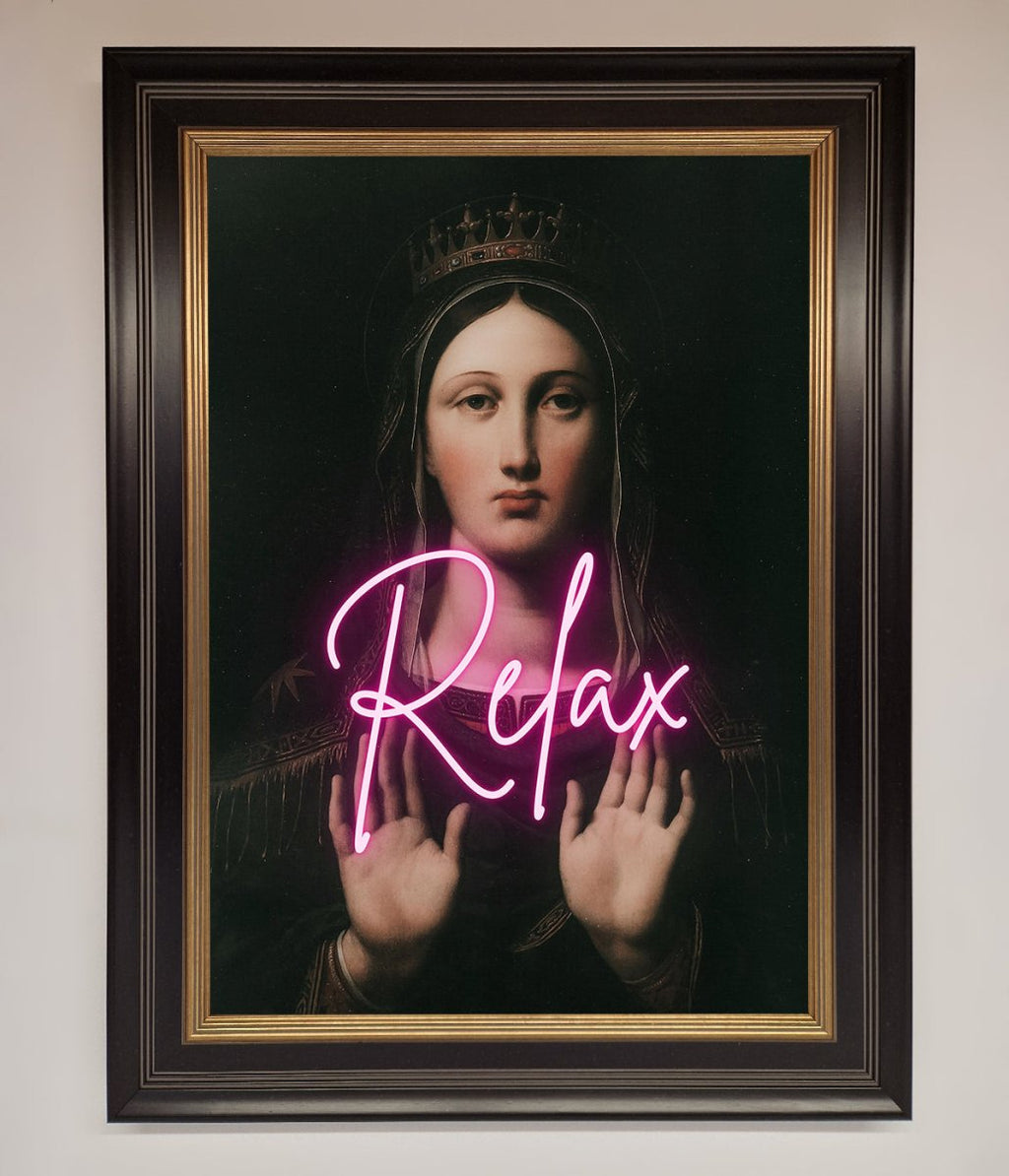 Relax Mate Framed Wall Art