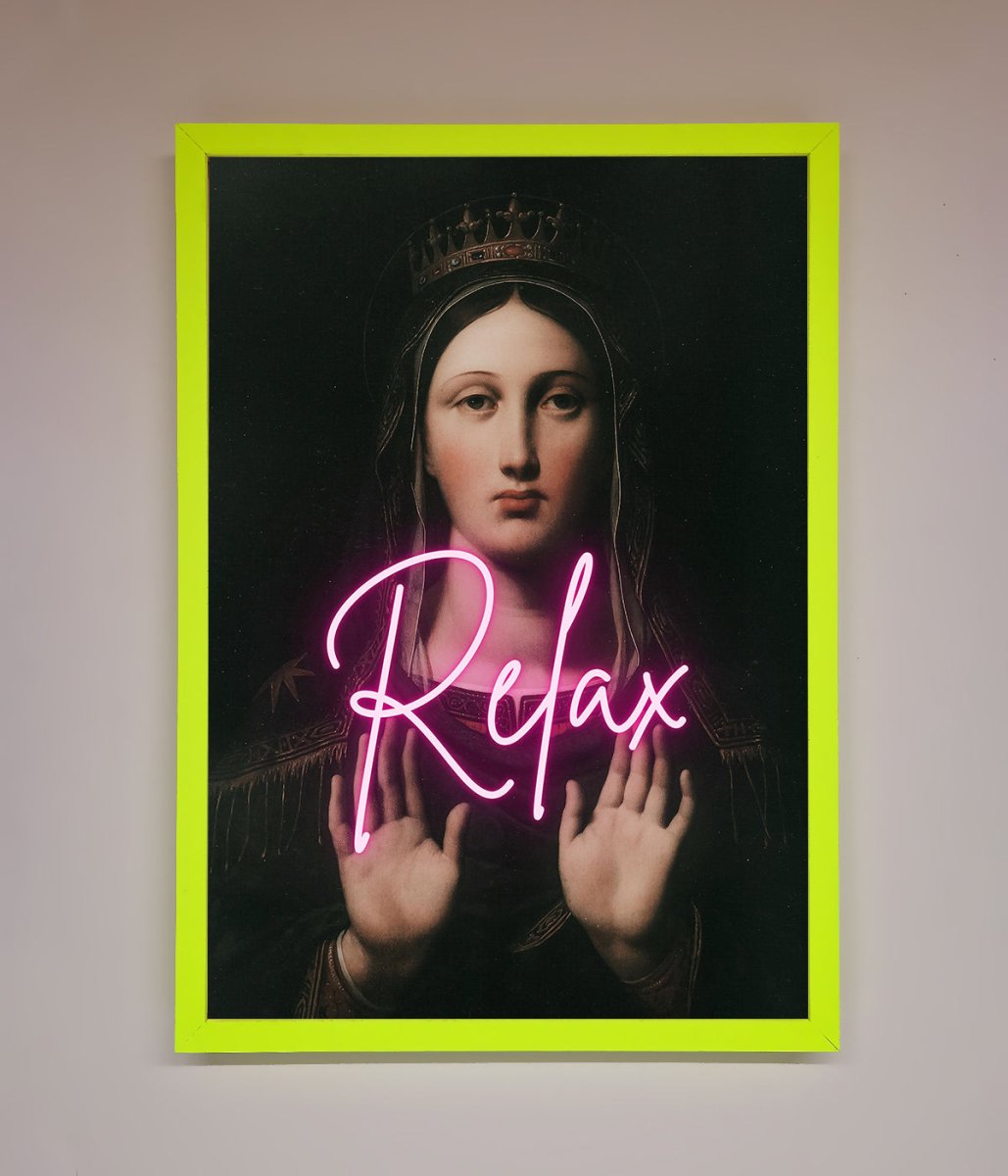 Relax Mate Framed Wall Art