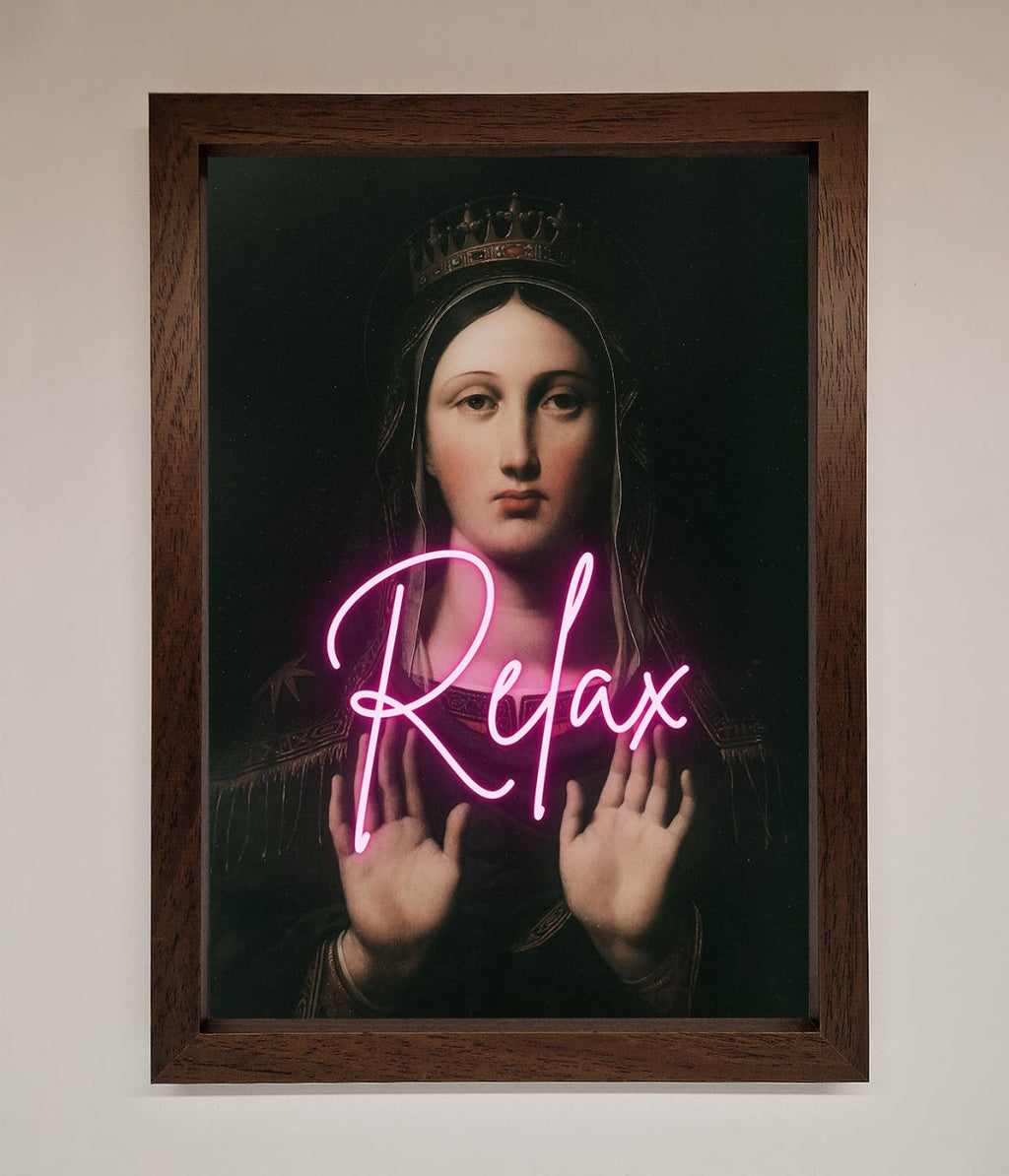 Relax Mate Framed Wall Art