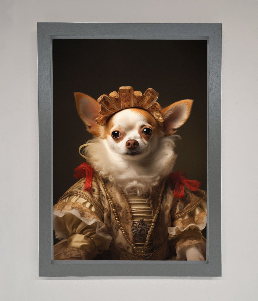 Renaissance Chihuahua Framed Print