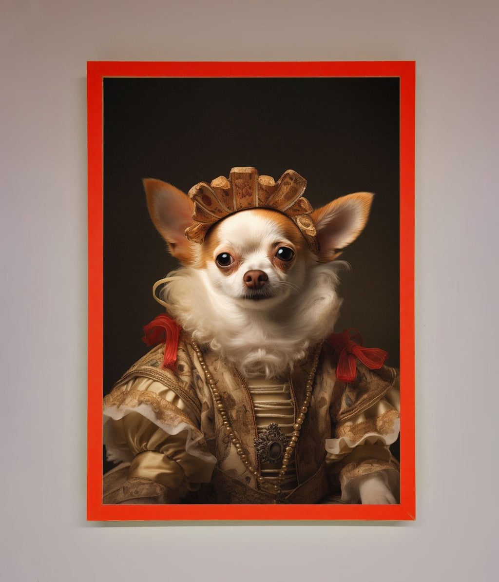 Renaissance Chihuahua Framed Print