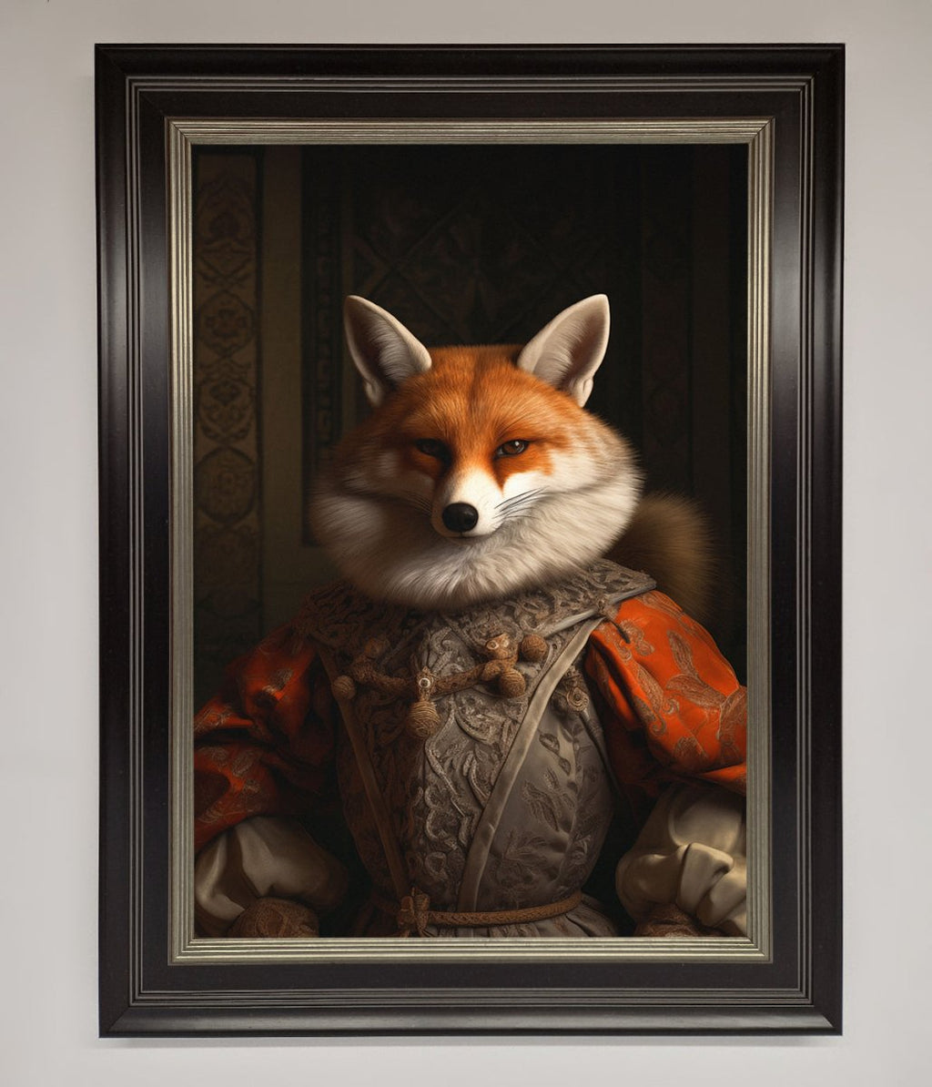 Renaissance Fox Framed Poster