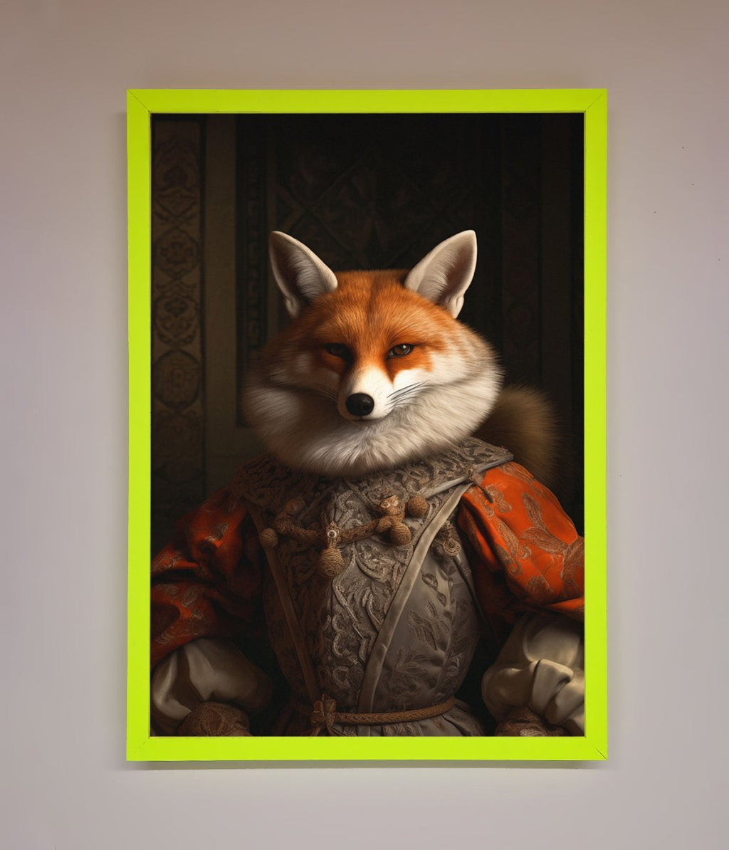 Renaissance Fox Framed Poster