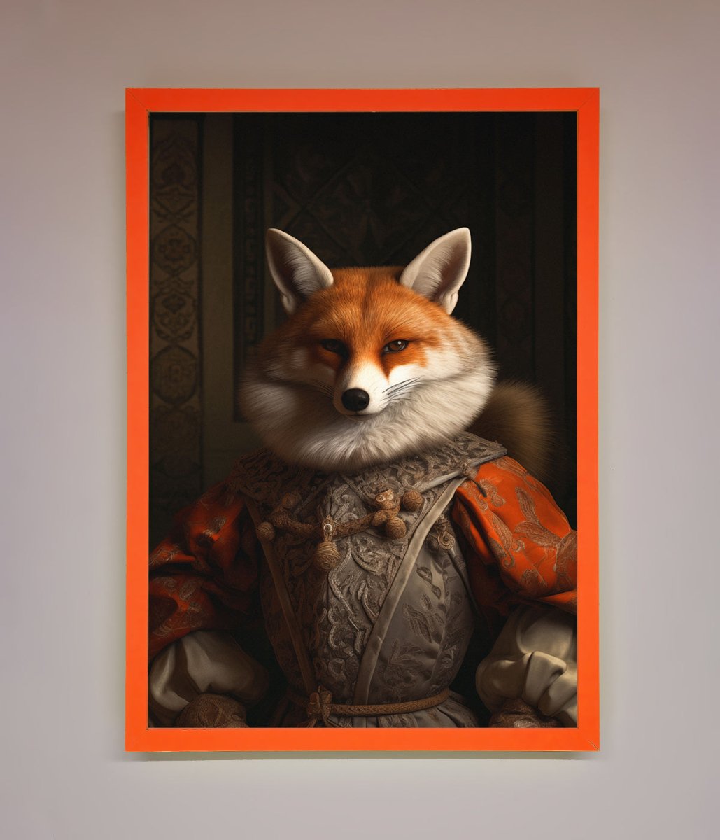Renaissance Fox Framed Poster