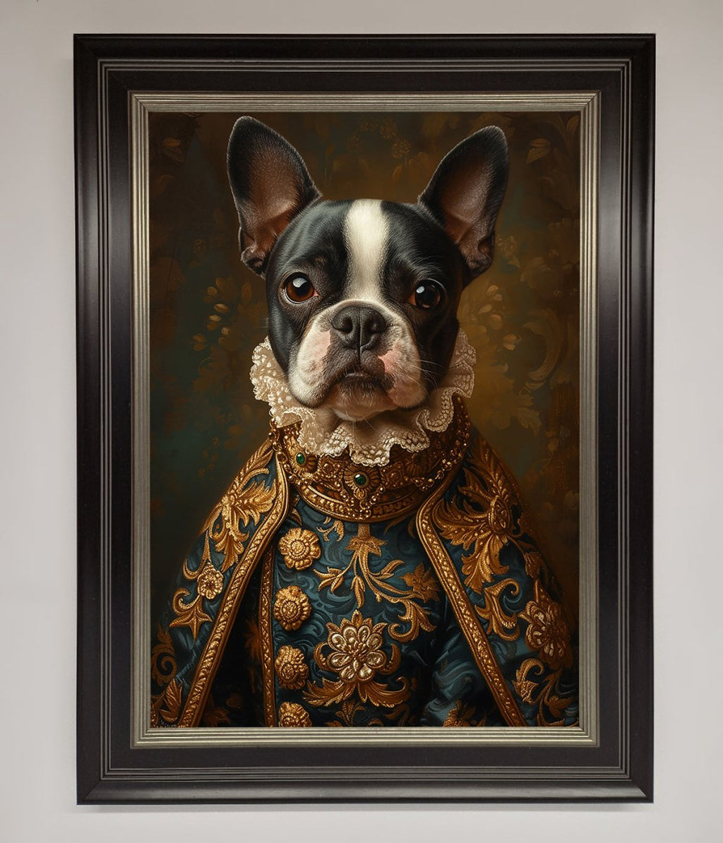 Renaissance French Bulldog Framed Print