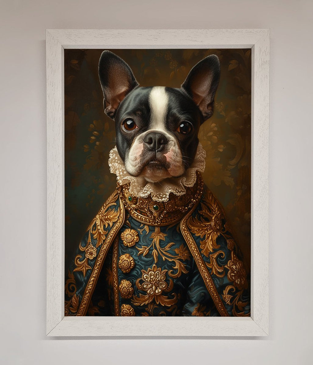 Renaissance French Bulldog Framed Print