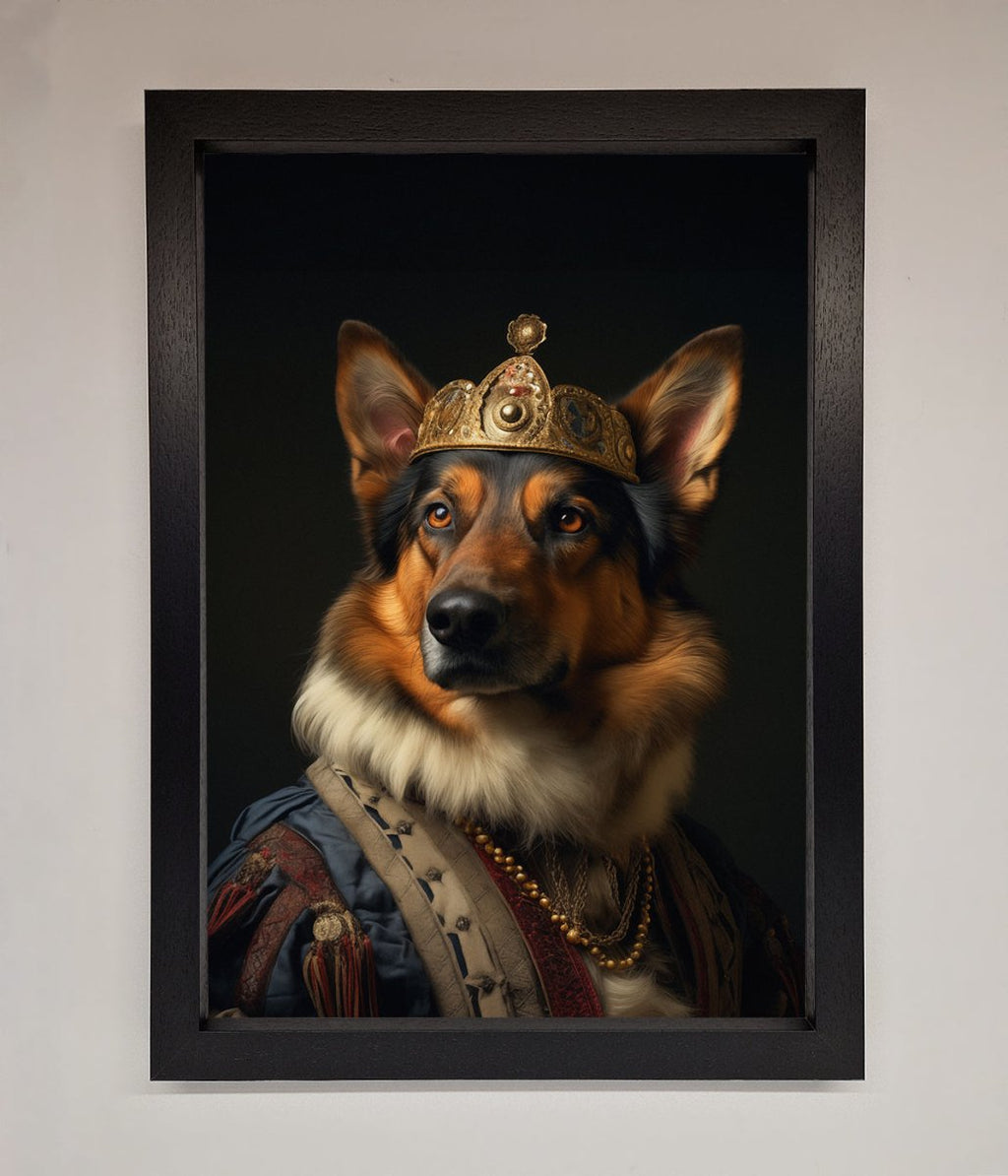 Renaissance German Shepherd Framed Wall Art