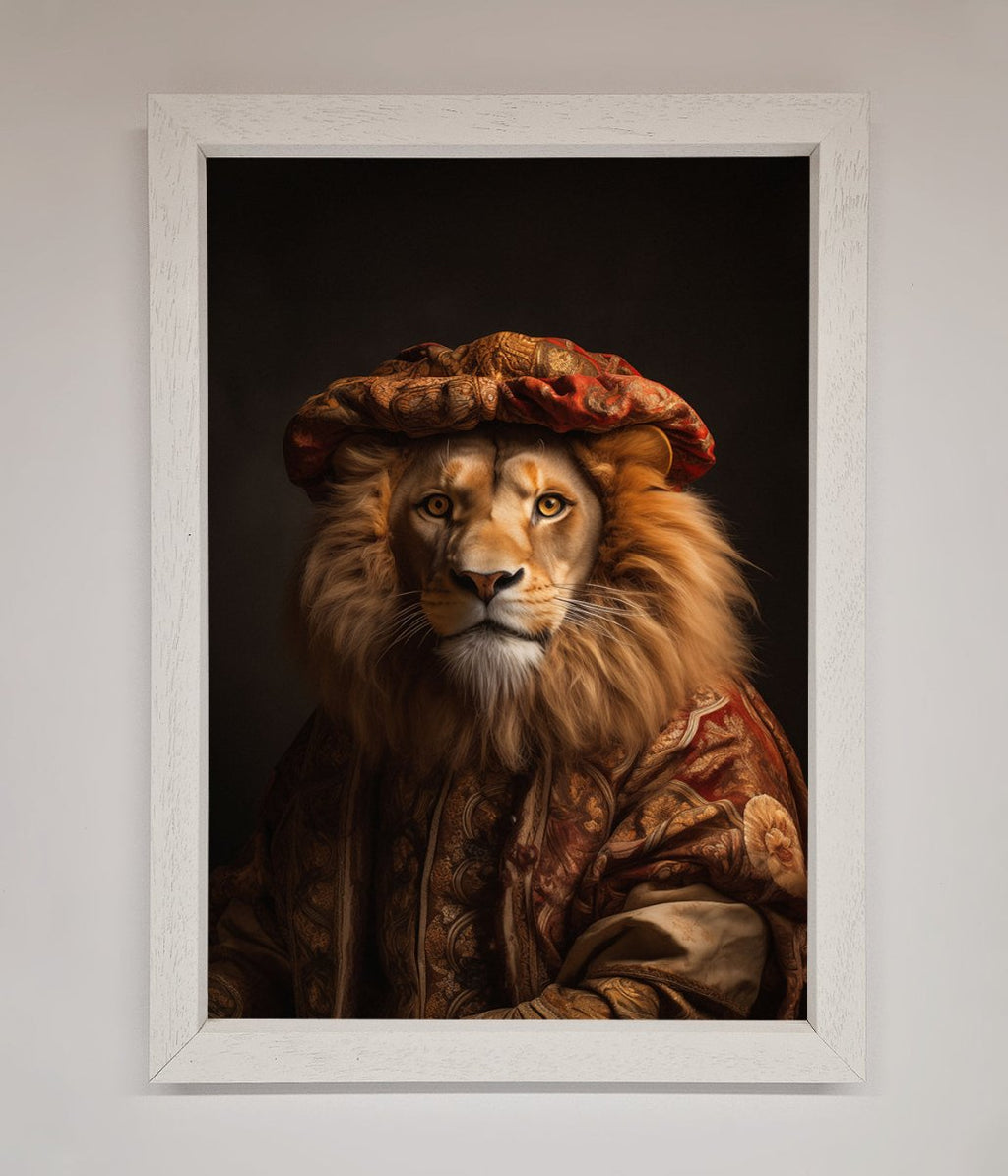 Renaissance Lion Framed Wall Art