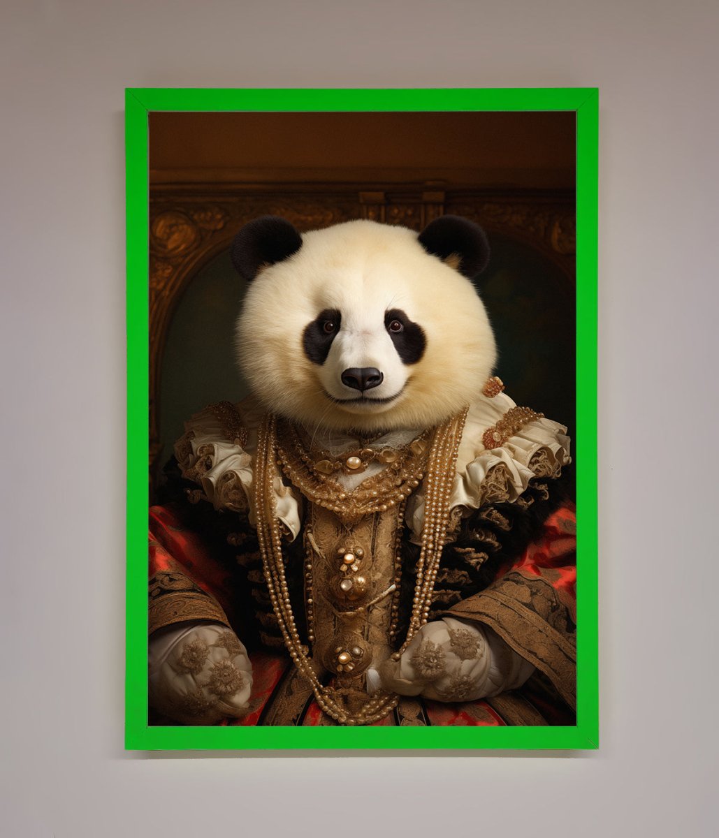 Renaissance Panda Framed Print