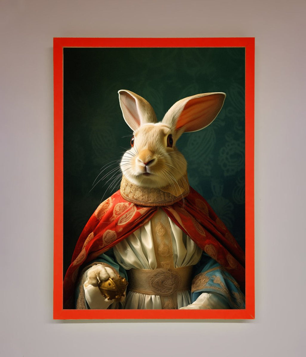 Renaissance Rabbit Framed Poster