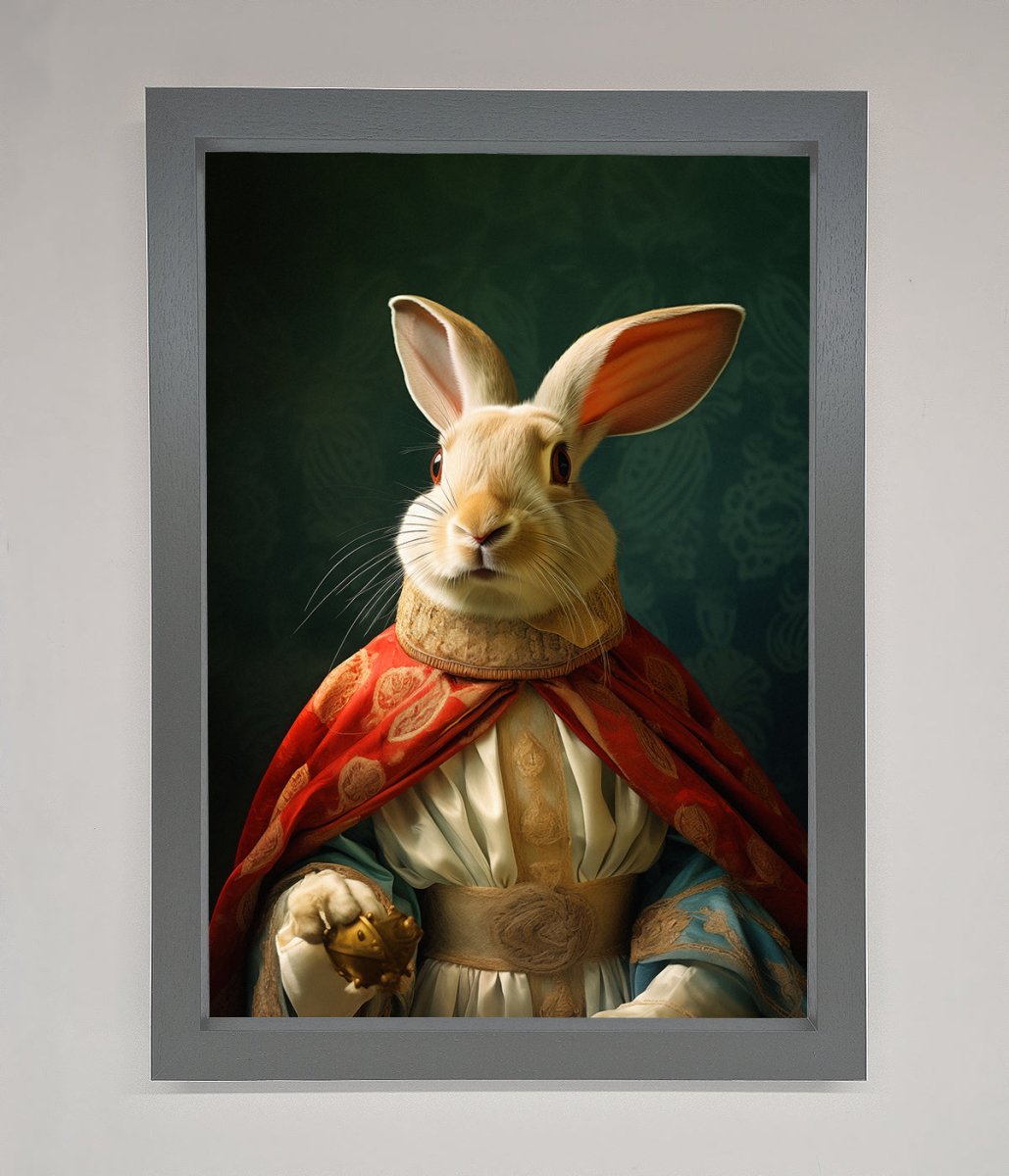 Renaissance Rabbit Framed Poster