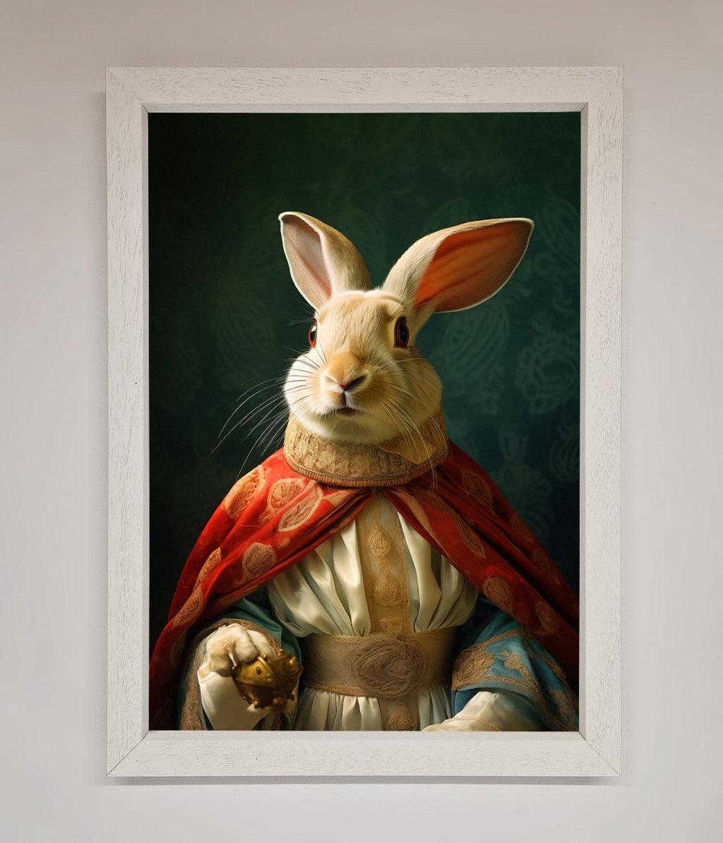 Renaissance Rabbit Framed Poster