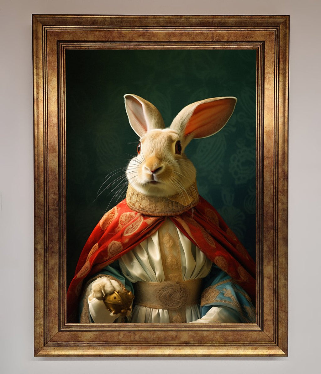 Renaissance Rabbit Framed Poster