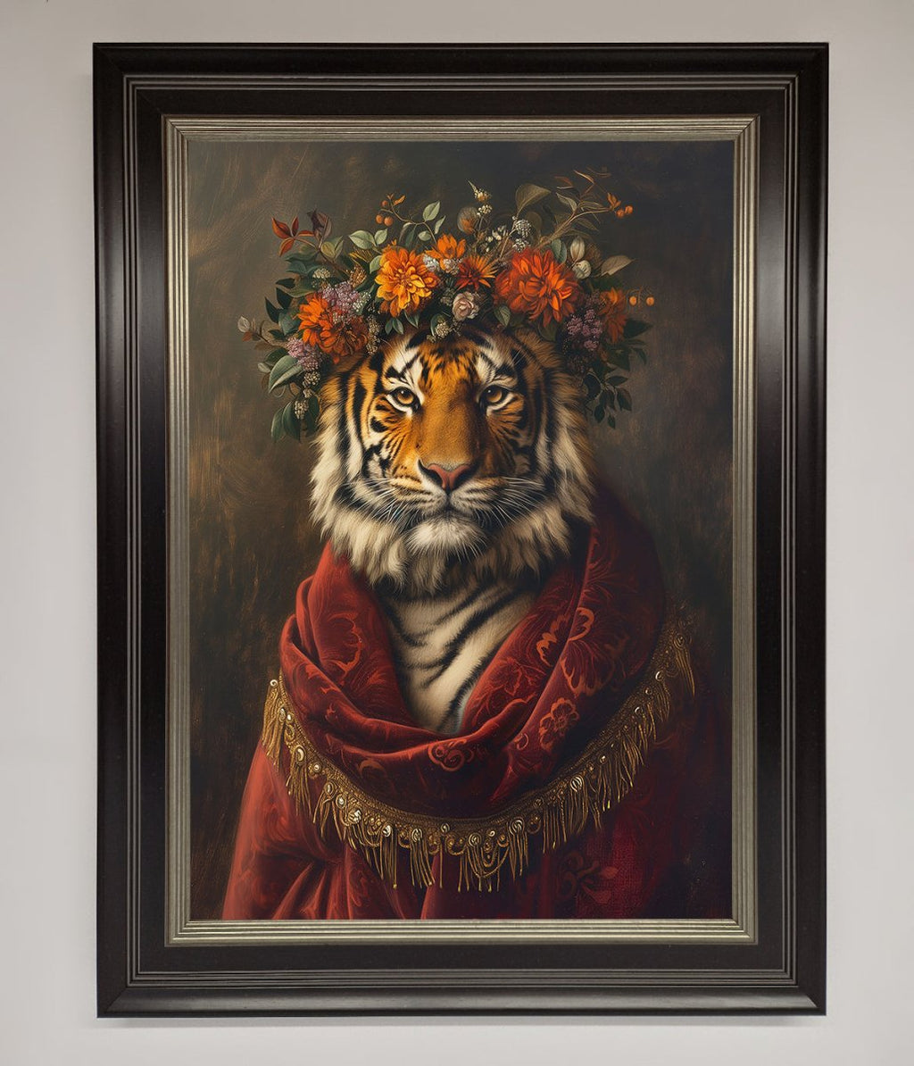 Renaissance Tiger Framed Wall Art