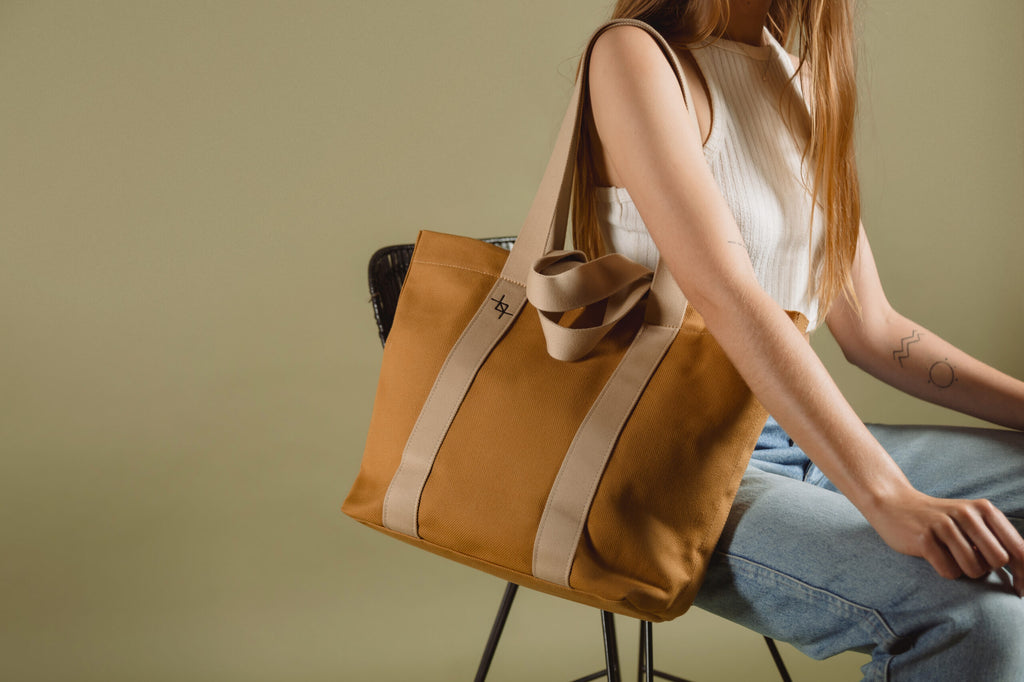 Embrace Style and Functionality with the Responsible Tote - Premium Cotton Canvas Tote Perfect for Modern Adventures by Craftory at www.brixbailey.com