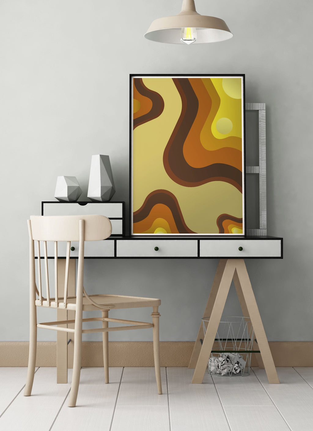 Retro Invasion Art Poster