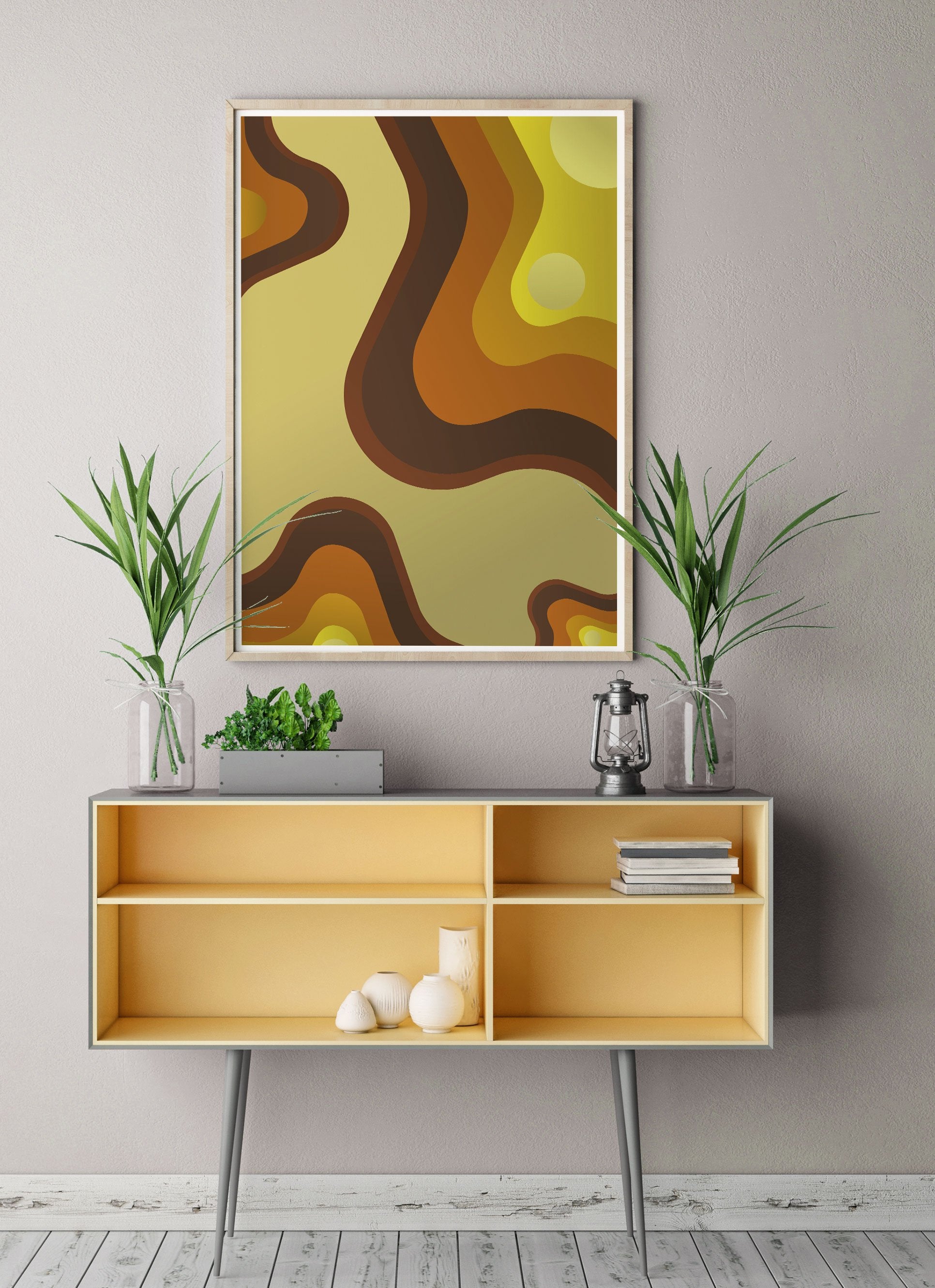 Retro Invasion Art Poster