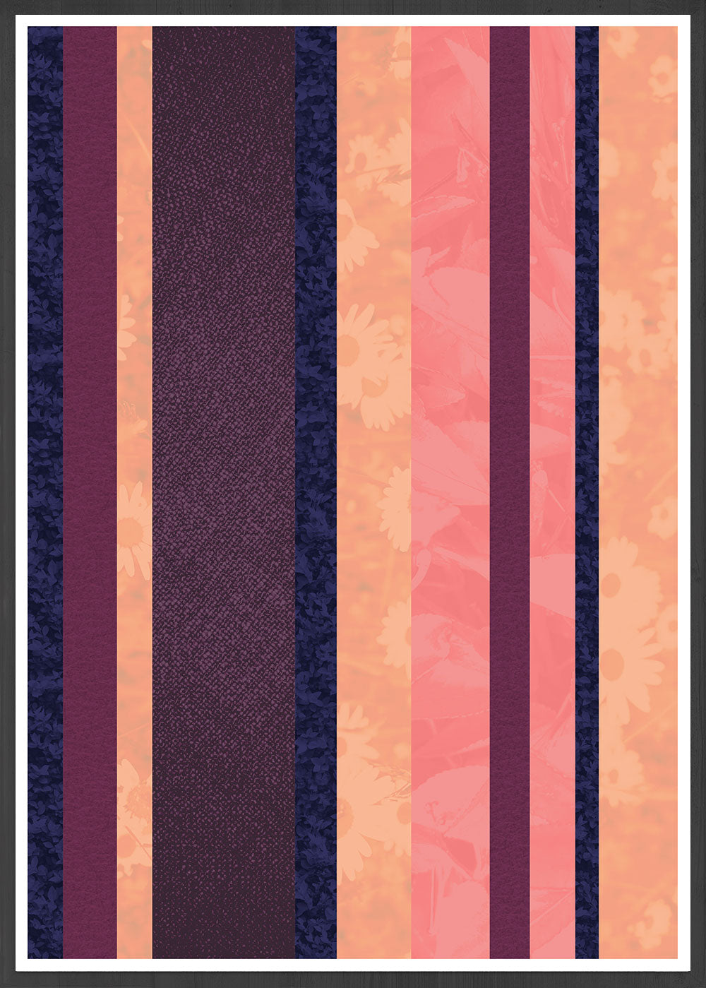 Retro Stripes Stripe Pattern Art Print