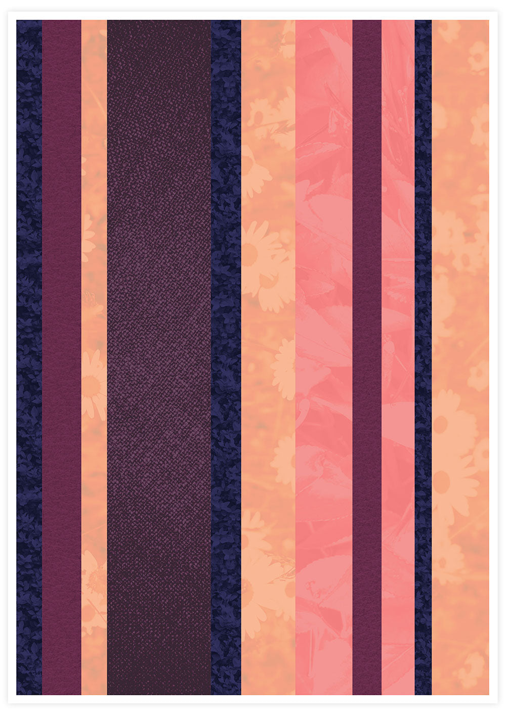 Retro Stripes Stripe Pattern Art Print
