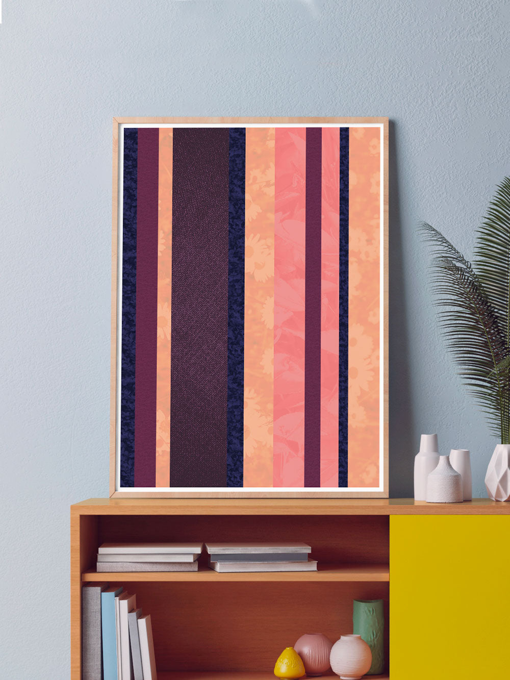 Retro Stripes Stripe Pattern Art Print