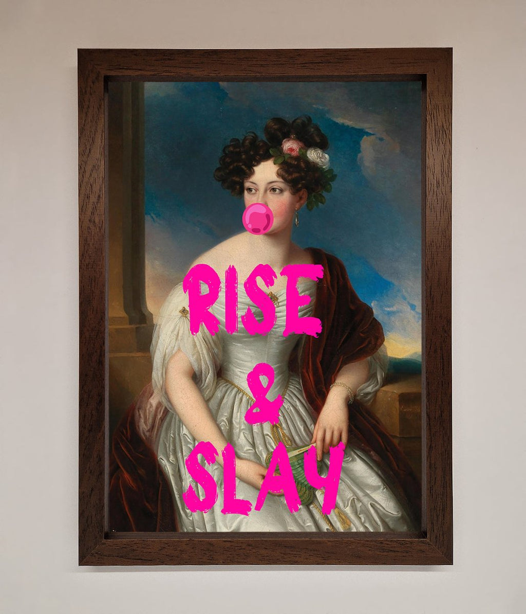 Rise And Slay Framed Wall Art