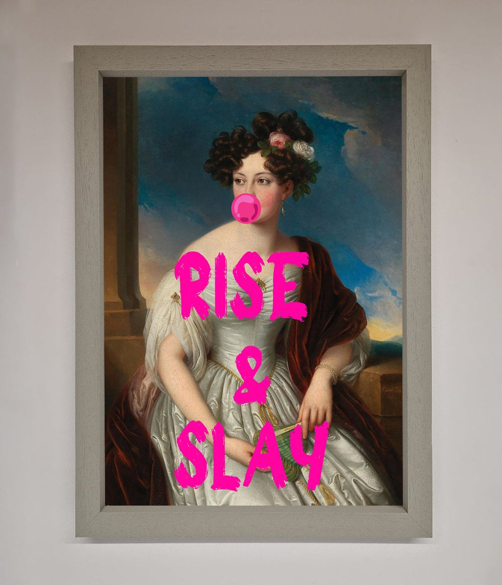 Rise And Slay Framed Wall Art