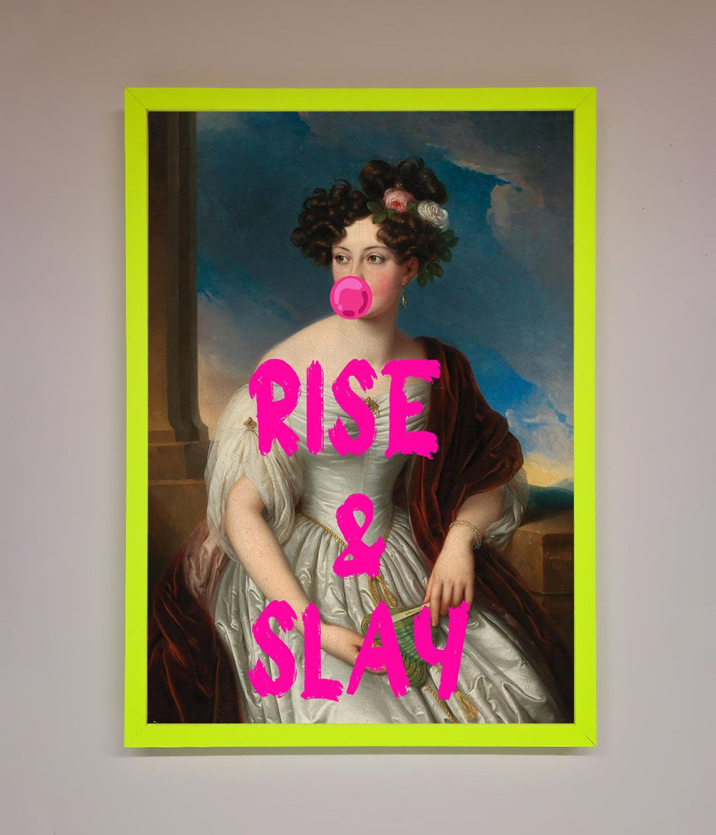 Rise And Slay Framed Wall Art