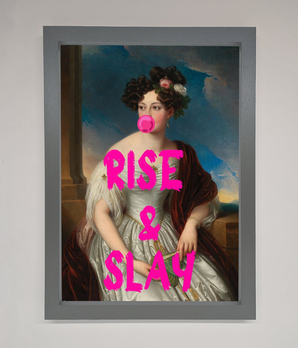 Rise And Slay Framed Wall Art