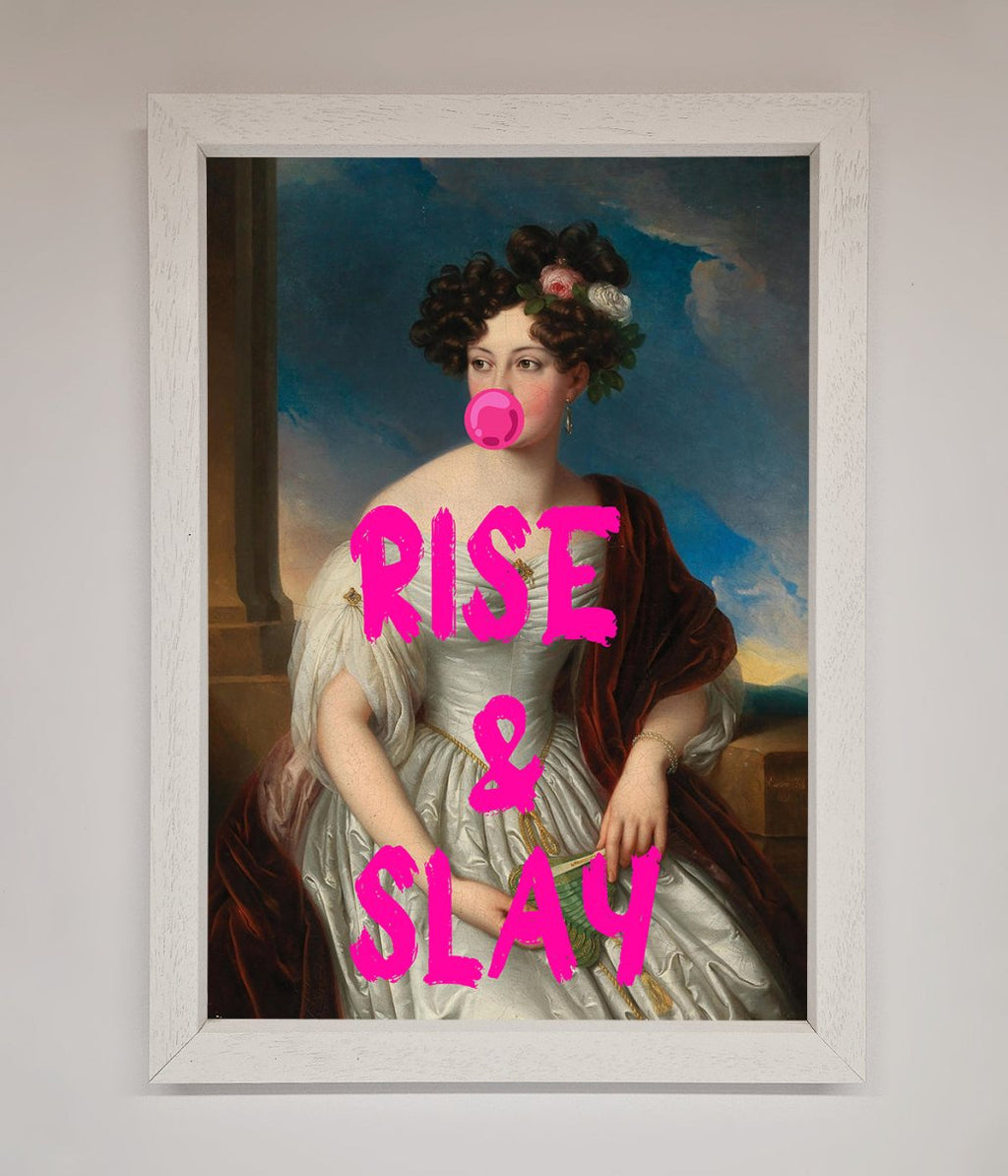 Rise And Slay Framed Wall Art