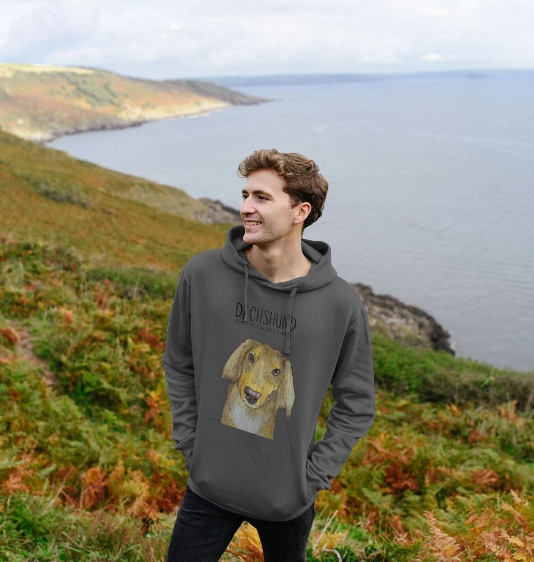 Long Haired Dachshund Hoodie – Small Legs, Big Attitude!