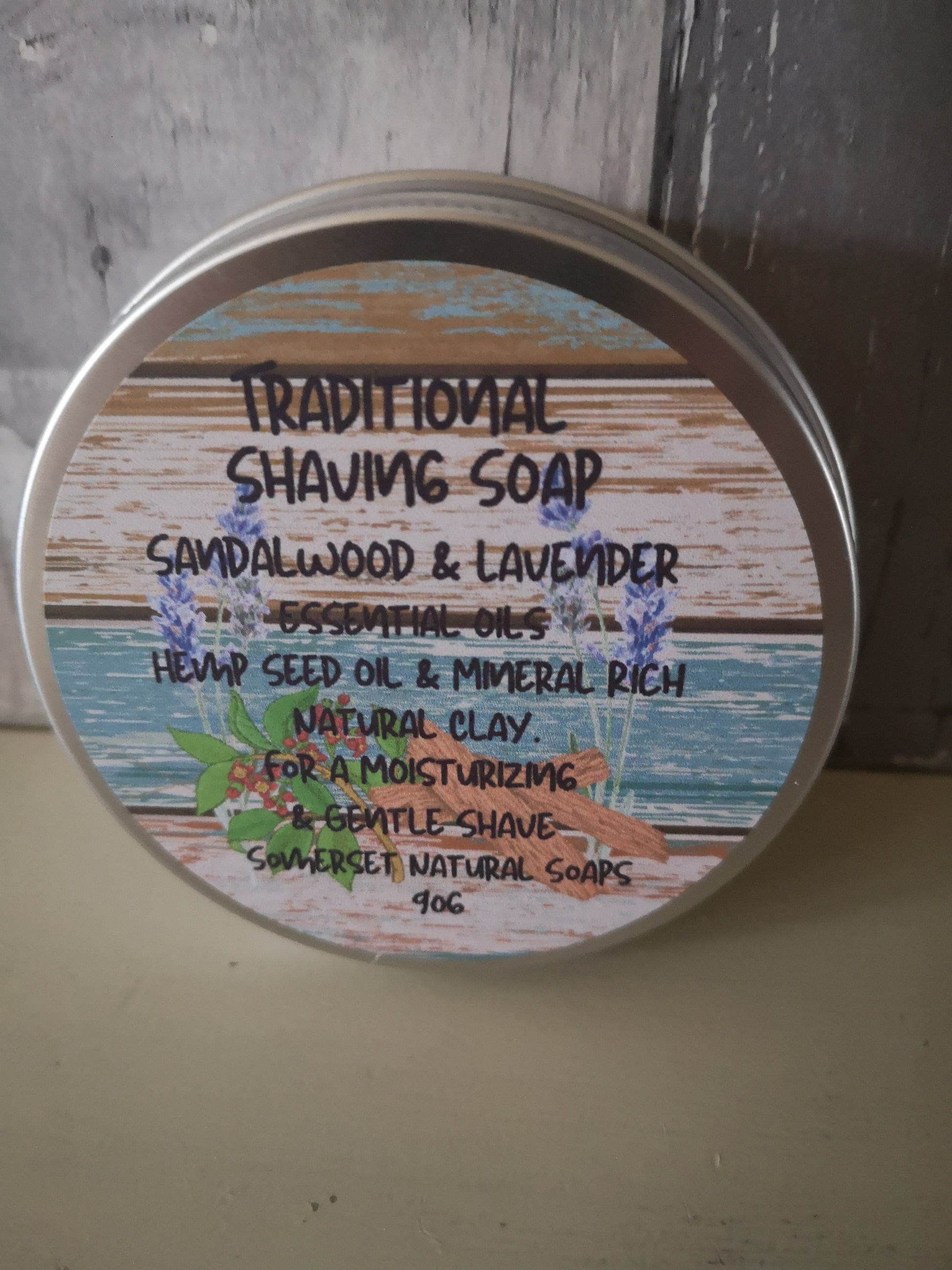 Traditional Shaving Soap Sandalwood & Lavender