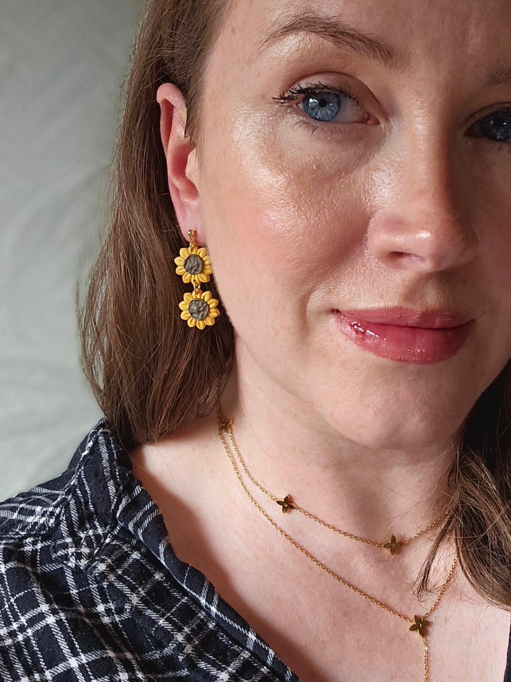 Sunflower Dangles Earrings